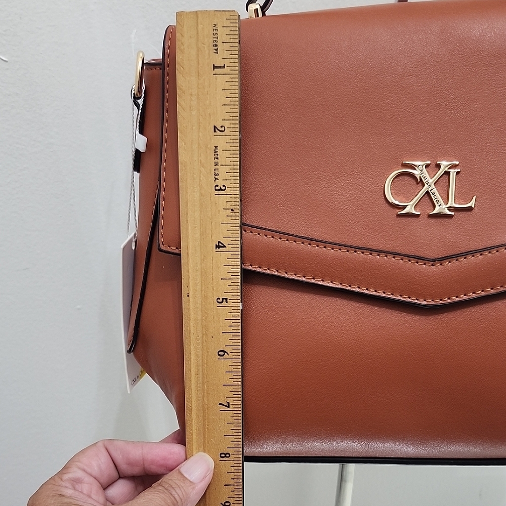 Women's RUST ART DECO ENVELOPE HANDBAG - Picture 12 of 13